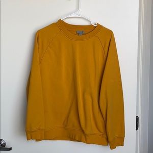 yellow hoodie